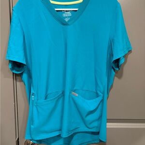 Teal scrubs